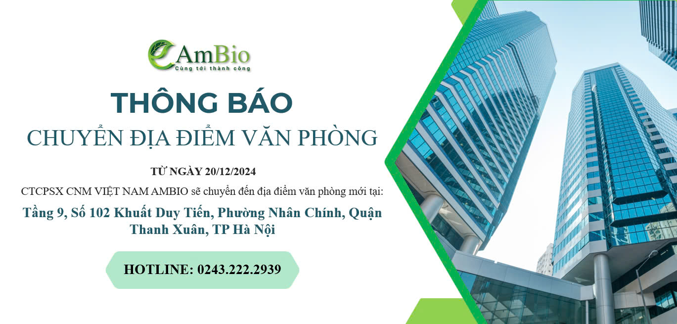 THÔNG BÁO CHUYỂN ĐỊA ĐIỂM VĂN PHÒNG