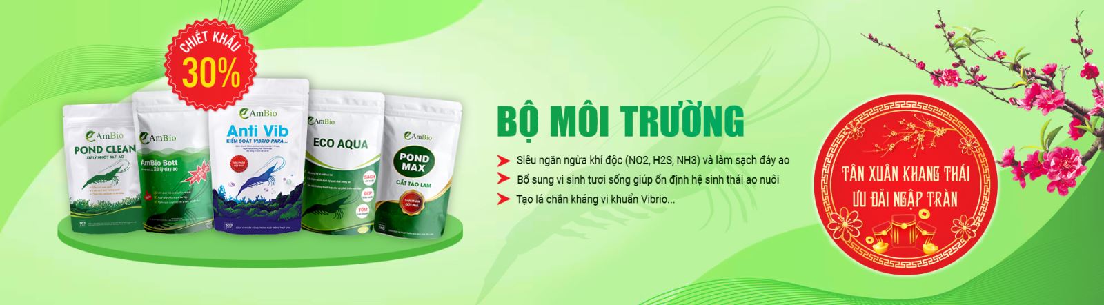 Vi sinh xử lý nước ao