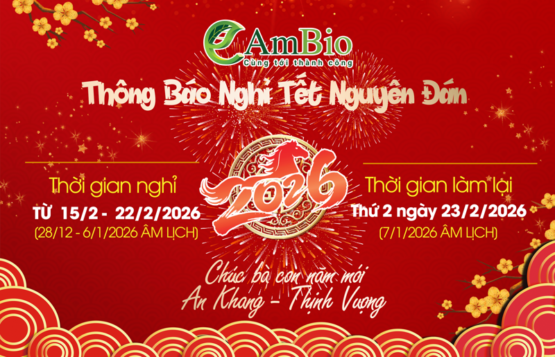 THÔNG BÁO LỊCH NGHỈ TẾT BÍNH NGỌ 2026